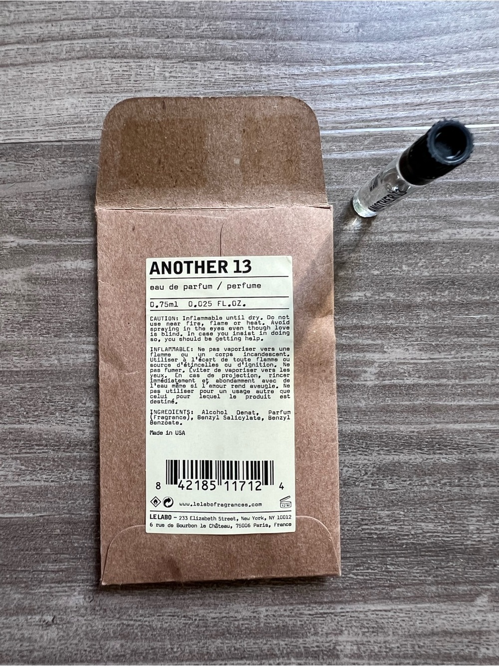 LE LABO β’ Another 13 Perfume Sample Vial In Envelope - Picture 3 of 3